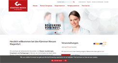 Desktop Screenshot of kaerntnermessen.at