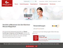 Tablet Screenshot of kaerntnermessen.at
